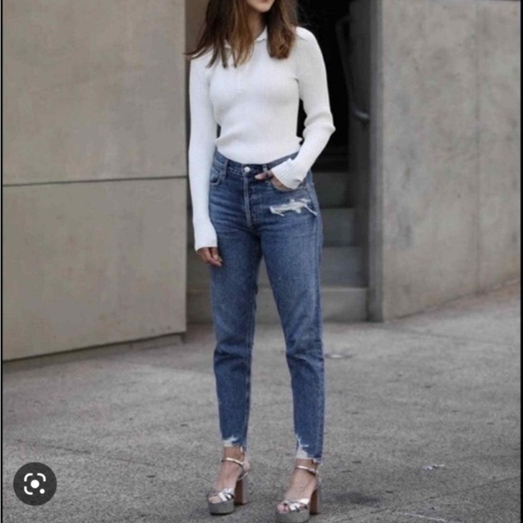 Agolde Jamie classic high-rise denim - Picture 2 of 6